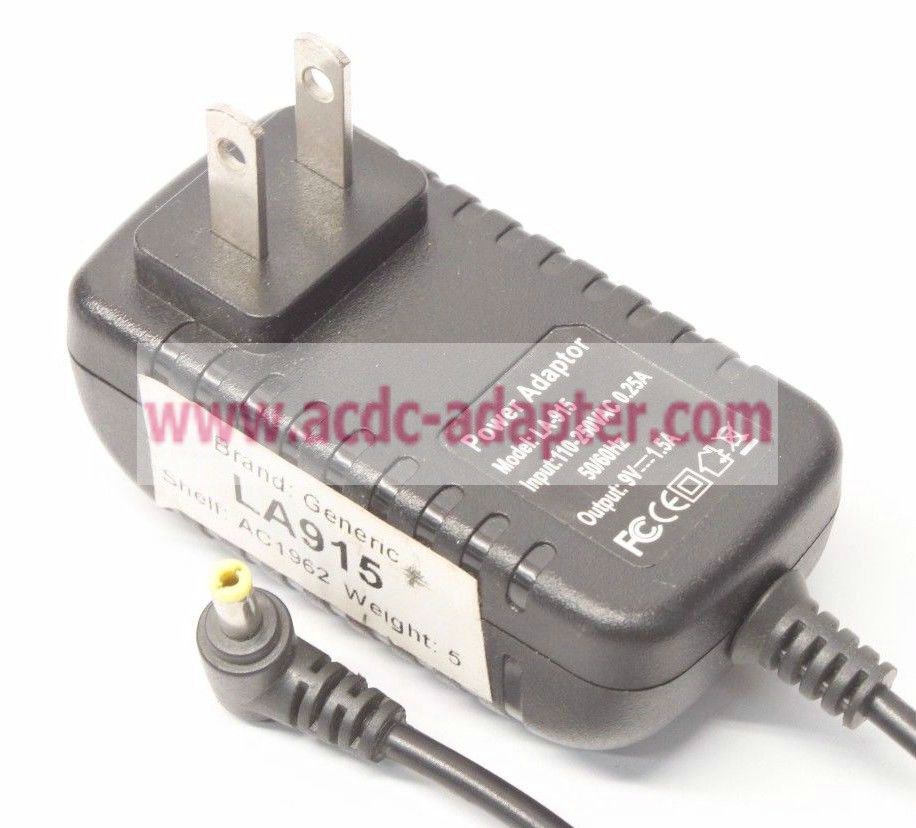 NEW LA-915 9V 1.5A AC DC Power Supply Adapter Charger